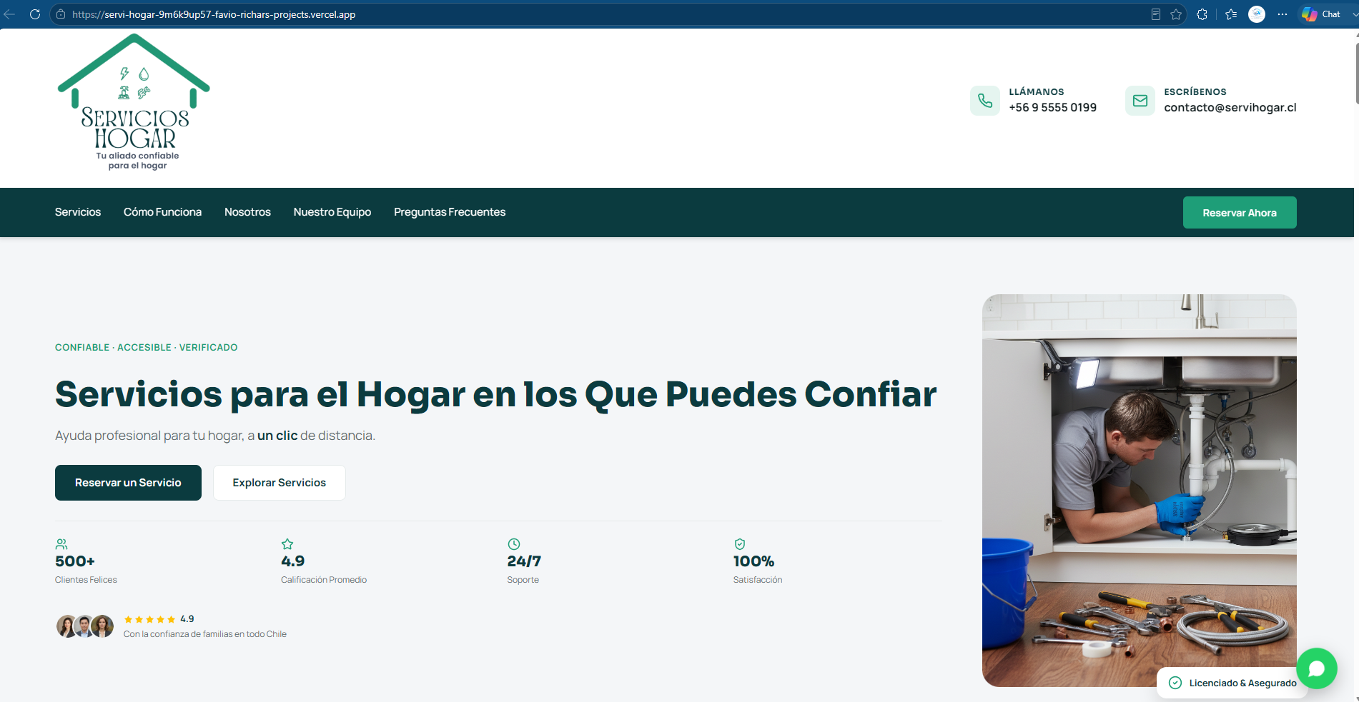 Servi-Hogar — Plataforma integral de servicios a domicilio